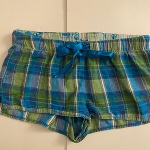 Y2K Jenni by Jennifer Moore plaid boxer sleep shorts
